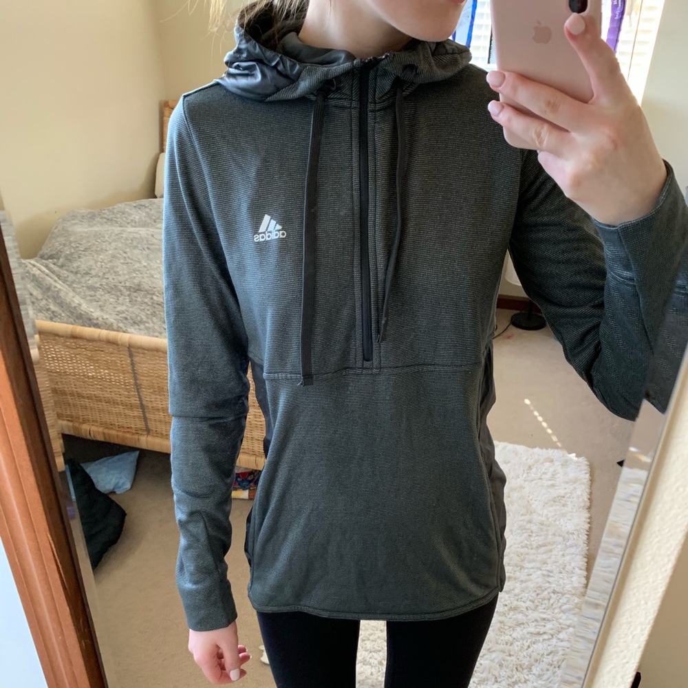 Adidas quarter-zip running top